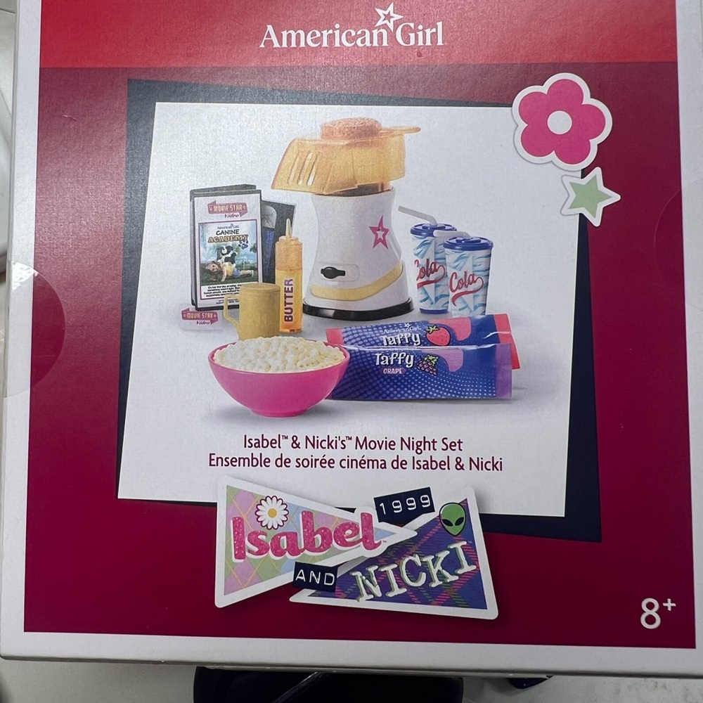 American Girl Isabel and Nicki Movie Night Set
